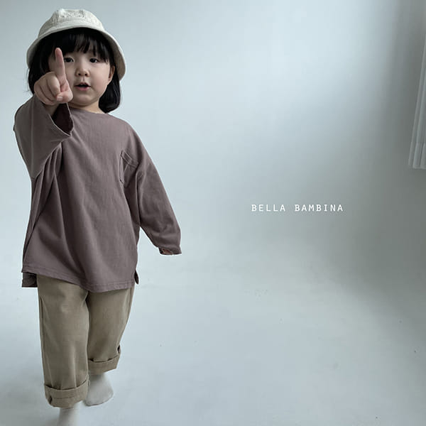 BELLA BAMBINA - Korean Children Fashion - #Kfashion4kids - Pocket Big Box Tee - 3