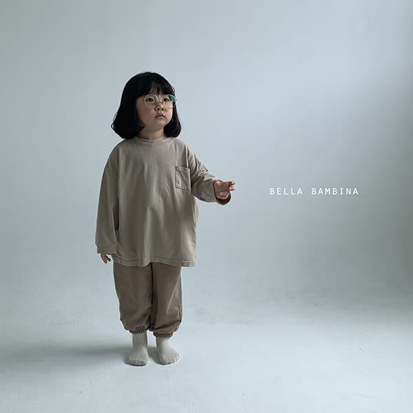 BELLA BAMBINA - Korean Children Fashion - #Kfashion4kids - Pocket Big Box Tee - 4