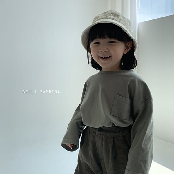 BELLA BAMBINA - Korean Children Fashion - #Kfashion4kids - Pocket Big Box Tee - 6