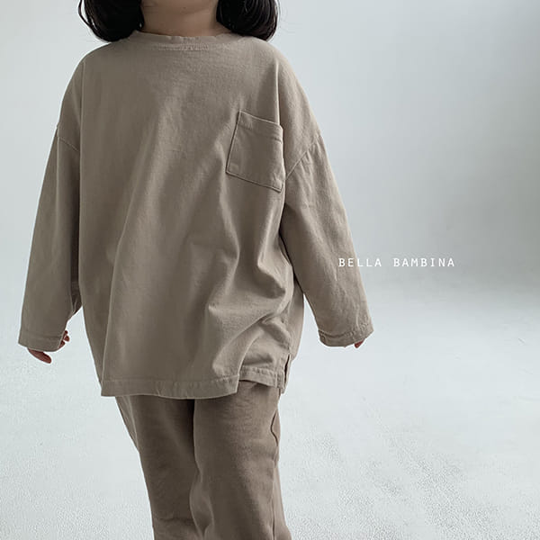 BELLA BAMBINA - Korean Children Fashion - #Kfashion4kids - Pocket Big Box Tee - 7