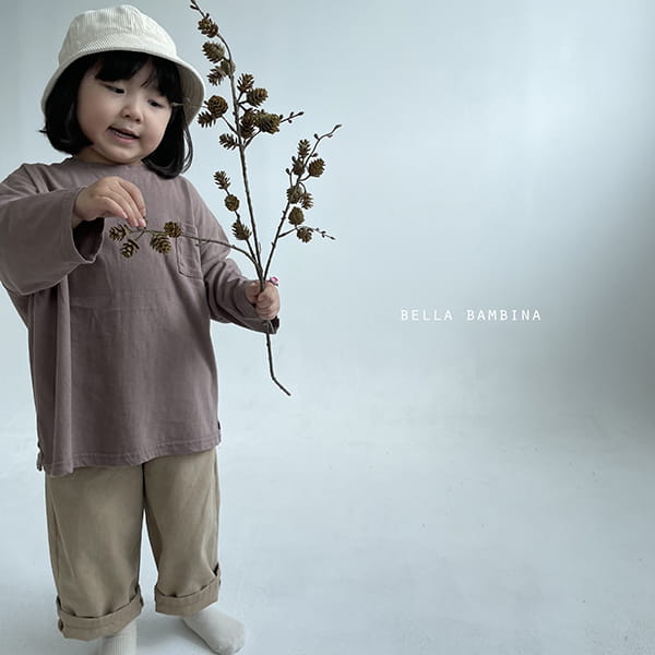 BELLA BAMBINA - Korean Children Fashion - #Kfashion4kids - Pocket Big Box Tee - 9