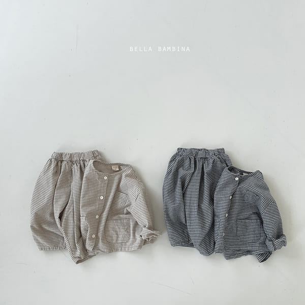 BELLA BAMBINA - Korean Children Fashion - #Kfashion4kids - Check Onui Top Bottom Set - 12
