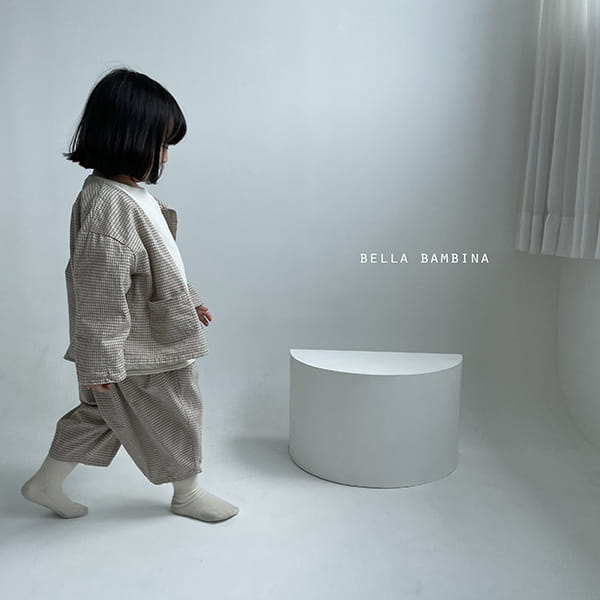 BELLA BAMBINA - Korean Children Fashion - #Kfashion4kids - Check Onui Top Bottom Set - 5