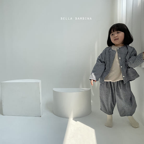 BELLA BAMBINA - Korean Children Fashion - #Kfashion4kids - Check Onui Top Bottom Set - 6