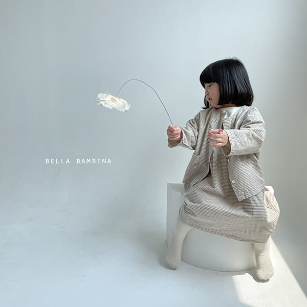 BELLA BAMBINA - Korean Children Fashion - #Kfashion4kids - Check Onui Top One-piece Set - 9