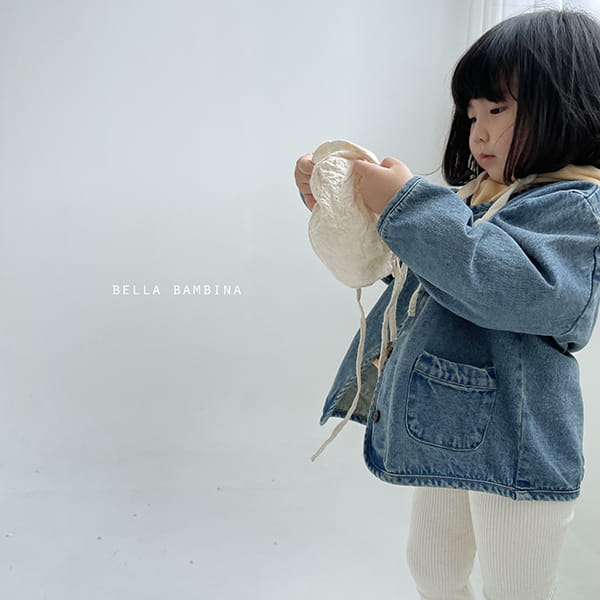 BELLA BAMBINA - Korean Children Fashion - #Kfashion4kids - Moda Denim Rappa Cardigan