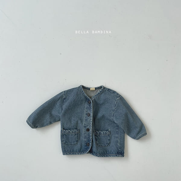 BELLA BAMBINA - Korean Children Fashion - #Kfashion4kids - Moda Denim Rappa Cardigan - 11