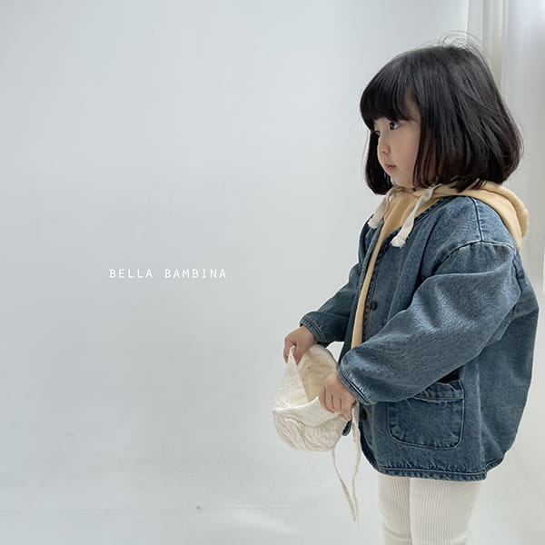 BELLA BAMBINA - Korean Children Fashion - #Kfashion4kids - Moda Denim Rappa Cardigan - 2