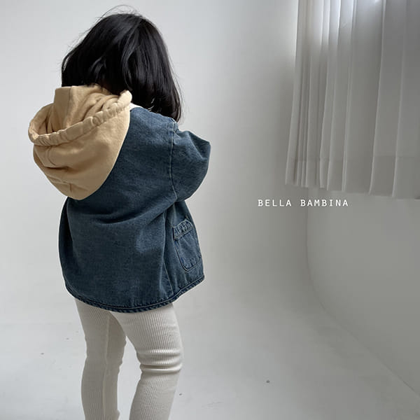 BELLA BAMBINA - Korean Children Fashion - #Kfashion4kids - Moda Denim Rappa Cardigan - 5