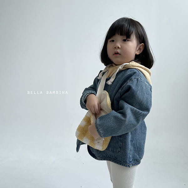BELLA BAMBINA - Korean Children Fashion - #Kfashion4kids - Moda Denim Rappa Cardigan - 6