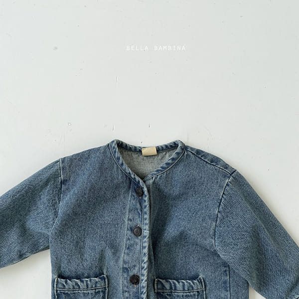 BELLA BAMBINA - Korean Children Fashion - #Kfashion4kids - Moda Denim Rappa Cardigan - 7