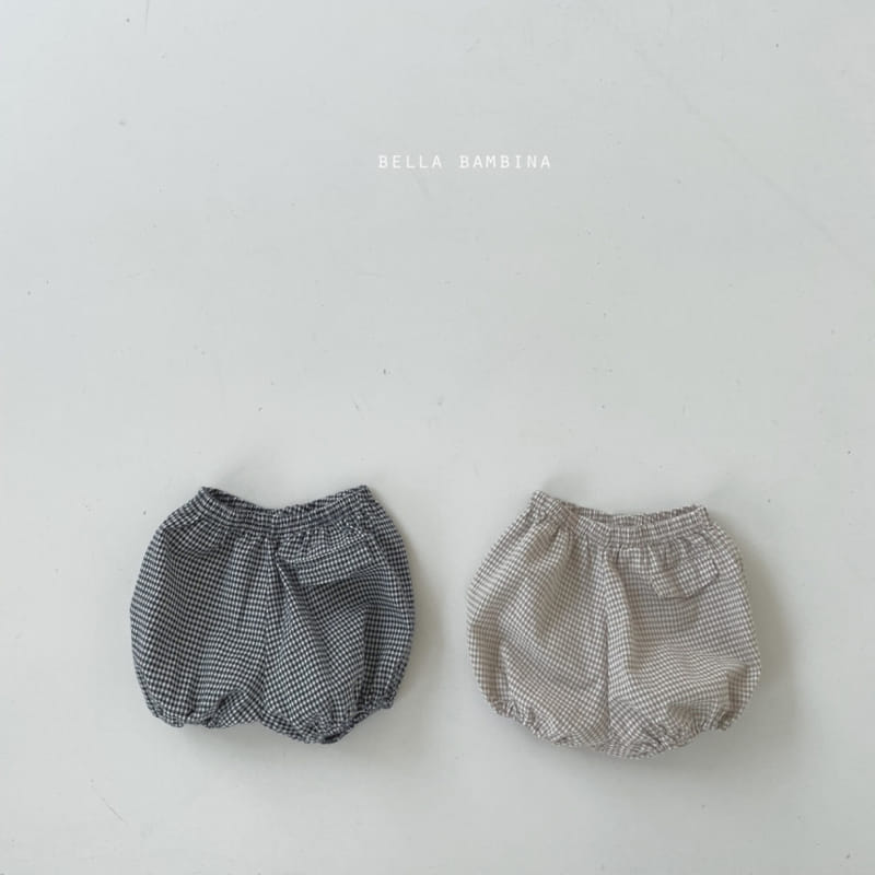 BELLA BAMBINA - Korean Children Fashion - #Kfashion4kids - Check Onoi Bloomer