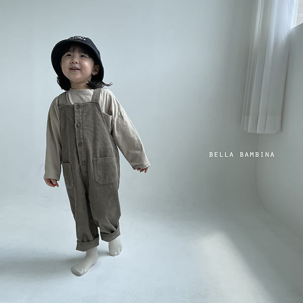 BELLA BAMBINA - Korean Children Fashion - #Kfashion4kids - Paul Rib Dungarees - 6