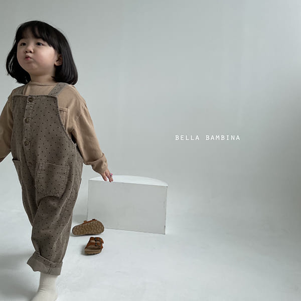 BELLA BAMBINA - Korean Children Fashion - #Kfashion4kids - Paul Dot Dungarees Pants - 3