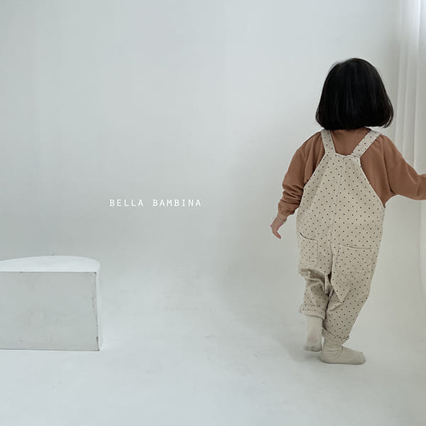 BELLA BAMBINA - Korean Children Fashion - #Kfashion4kids - Paul Dot Dungarees Pants - 4