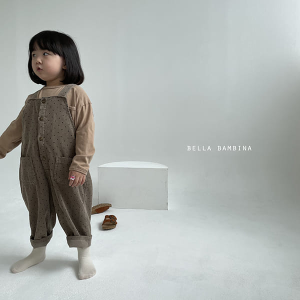 BELLA BAMBINA - Korean Children Fashion - #Kfashion4kids - Paul Dot Dungarees Pants - 6