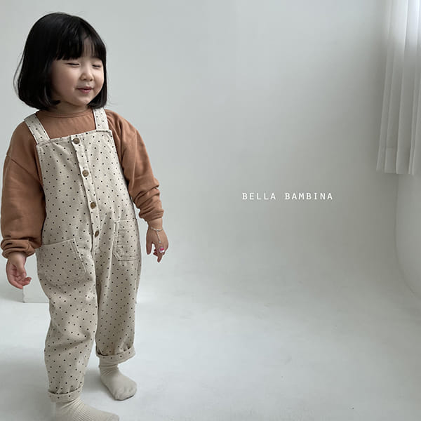 BELLA BAMBINA - Korean Children Fashion - #Kfashion4kids - Paul Dot Dungarees Pants - 7