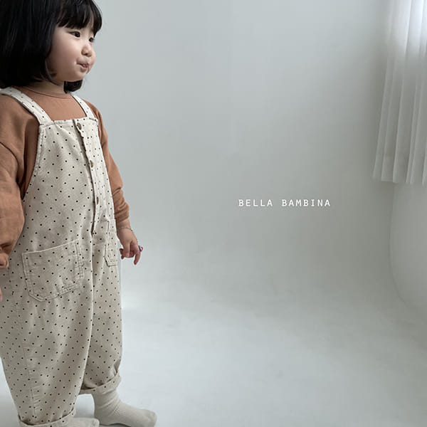 BELLA BAMBINA - Korean Children Fashion - #Kfashion4kids - Paul Dot Dungarees Pants - 8