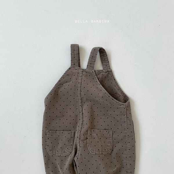 BELLA BAMBINA - Korean Children Fashion - #Kfashion4kids - Paul Dot Dungarees Pants - 9