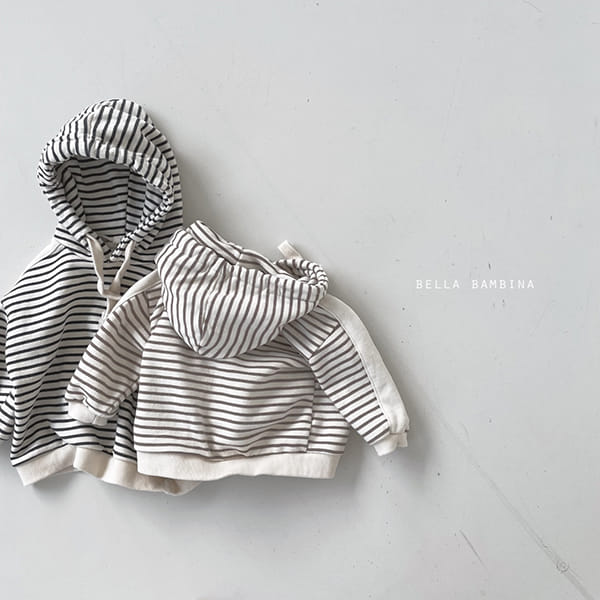 BELLA BAMBINA - Korean Children Fashion - #Kfashion4kids - Line Stripes Hoddy - 11