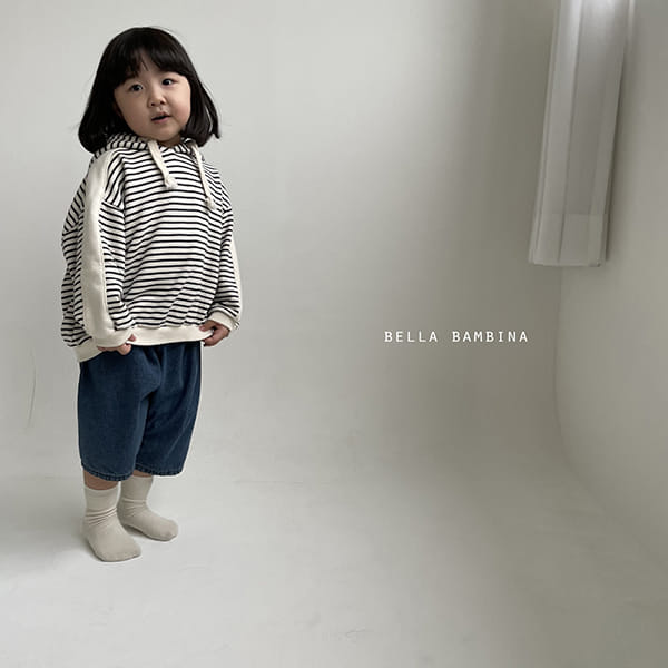 BELLA BAMBINA - Korean Children Fashion - #Kfashion4kids - Line Stripes Hoddy - 2