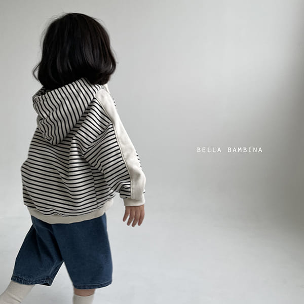 BELLA BAMBINA - Korean Children Fashion - #Kfashion4kids - Line Stripes Hoddy - 6