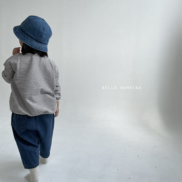 BELLA BAMBINA - Korean Children Fashion - #Kfashion4kids - Soft Bam Bam Stripes Tee - 3