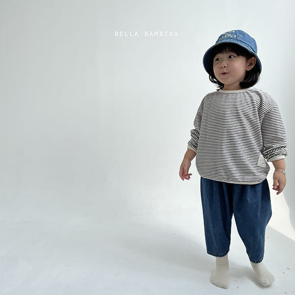 BELLA BAMBINA - Korean Children Fashion - #Kfashion4kids - Soft Bam Bam Stripes Tee - 5