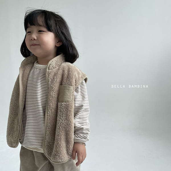 BELLA BAMBINA - Korean Children Fashion - #Kfashion4kids - Soft Bam Bam Stripes Tee - 7