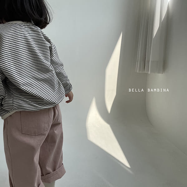 BELLA BAMBINA - Korean Children Fashion - #Kfashion4kids - Soft Bam Bam Stripes Tee - 8
