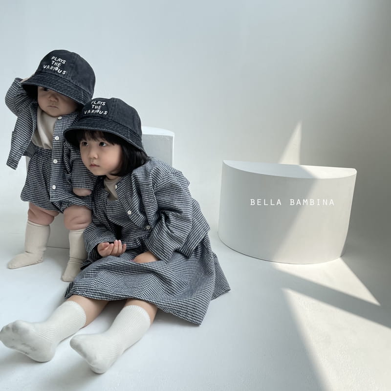 BELLA BAMBINA - Korean Children Fashion - #Kfashion4kids - Check Onui Top Bloomer Set  - 4