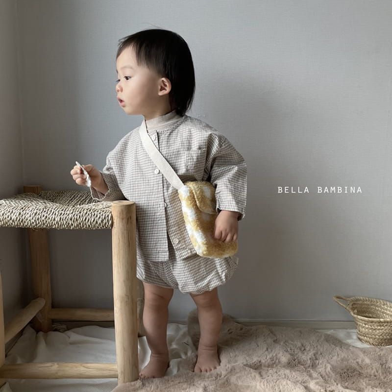 BELLA BAMBINA - Korean Children Fashion - #Kfashion4kids - Check Onui Top Bloomer Set  - 7