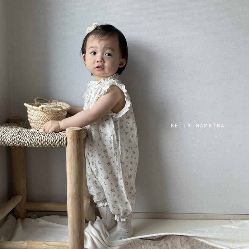 BELLA BAMBINA - Korean Children Fashion - #Kfashion4kids - Roha Frill Bodysuit with Bonnet - 11