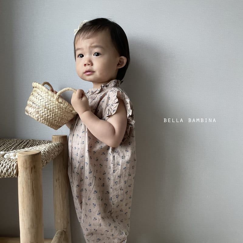 BELLA BAMBINA - Korean Children Fashion - #Kfashion4kids - Roha Frill Bodysuit with Bonnet - 12