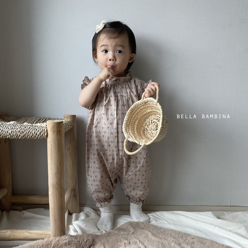 BELLA BAMBINA - Korean Children Fashion - #Kfashion4kids - Roha Frill Bodysuit with Bonnet - 3