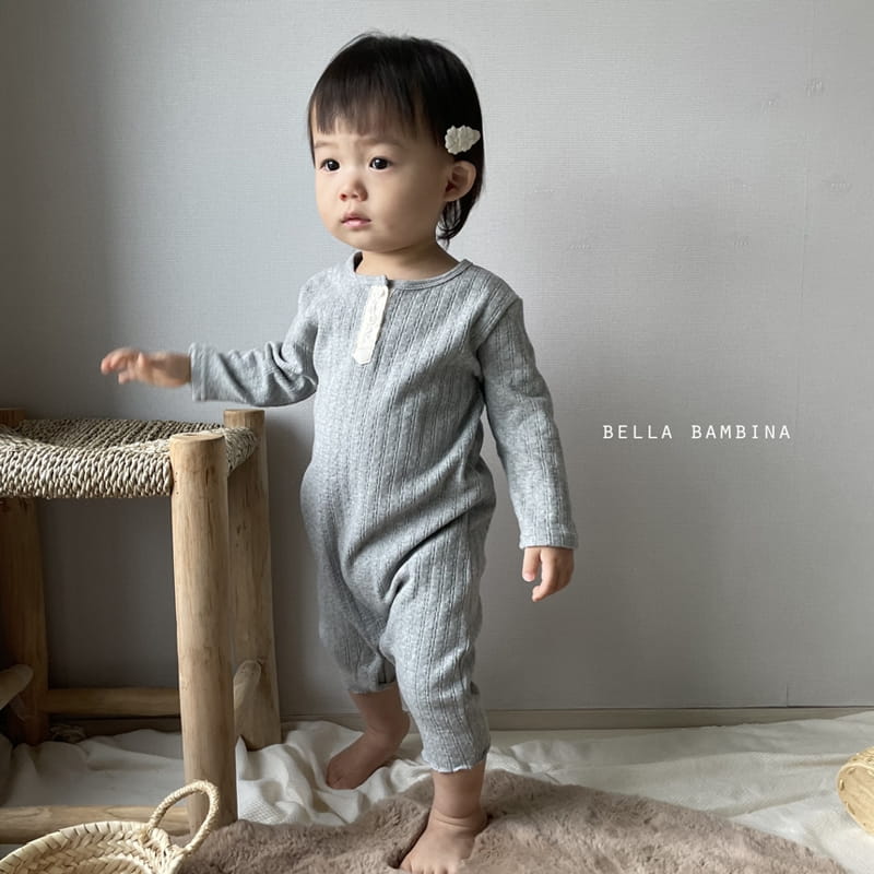 BELLA BAMBINA - Korean Children Fashion - #Kfashion4kids - Button Rib Bodysuit - 10