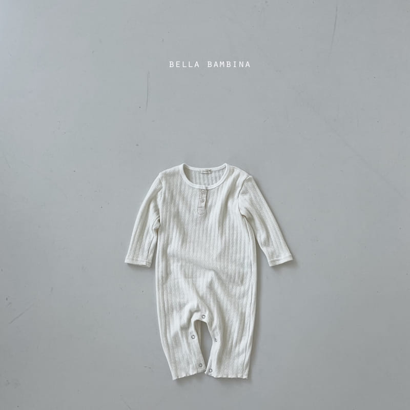 BELLA BAMBINA - Korean Children Fashion - #Kfashion4kids - Button Rib Bodysuit - 5