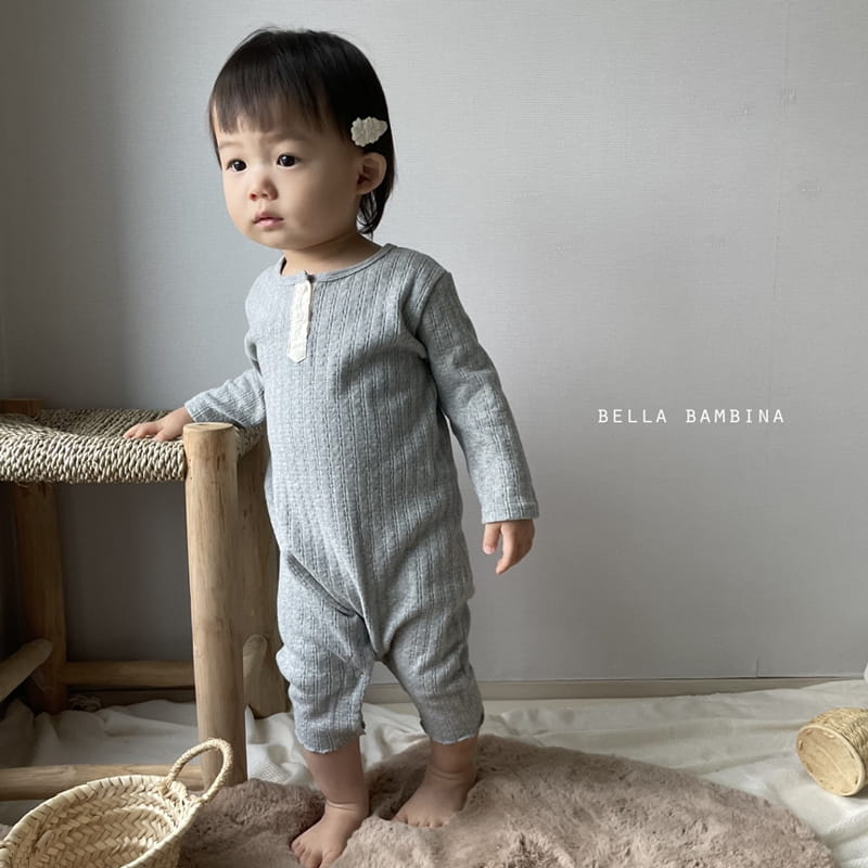 BELLA BAMBINA - Korean Children Fashion - #Kfashion4kids - Button Rib Bodysuit - 8