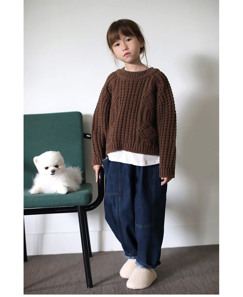 BIEN A BIEN - Korean Children Fashion - #Kfashion4kids - Cal Denim Pants