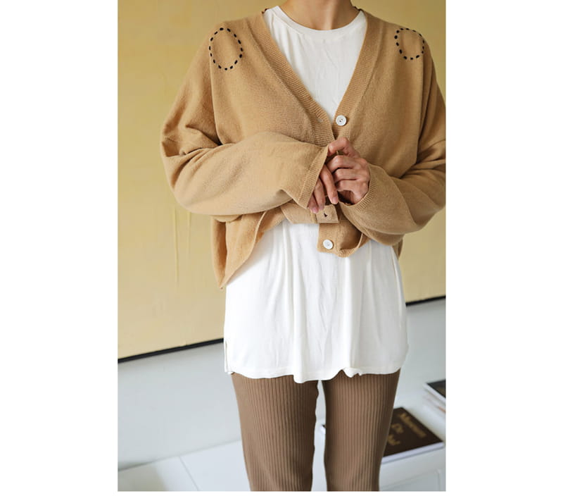 BIEN A BIEN - Korean Children Fashion - #Kfashion4kids - Adult Boxy Knit Cardigan