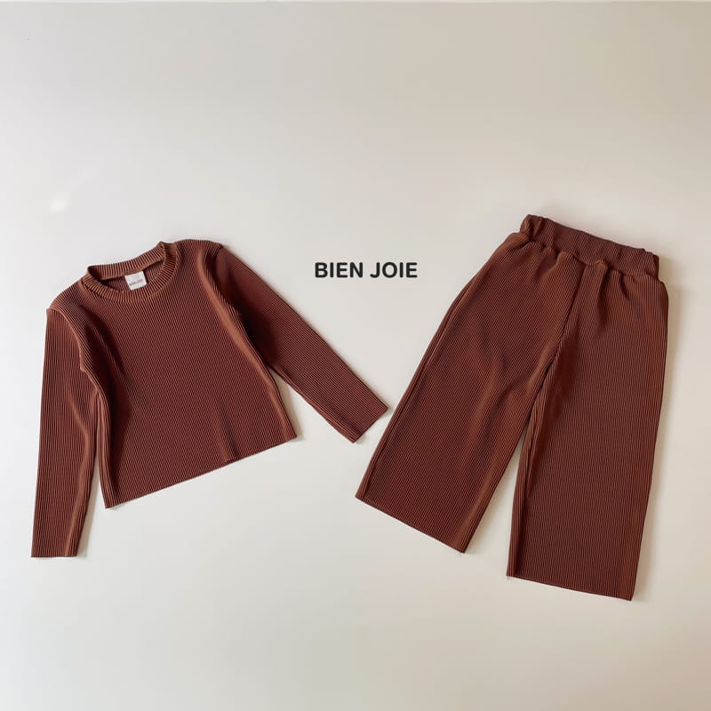 BIEN JOIE - Korean Children Fashion - #Kfashion4kids - Vogue Top Bottom Set - 12