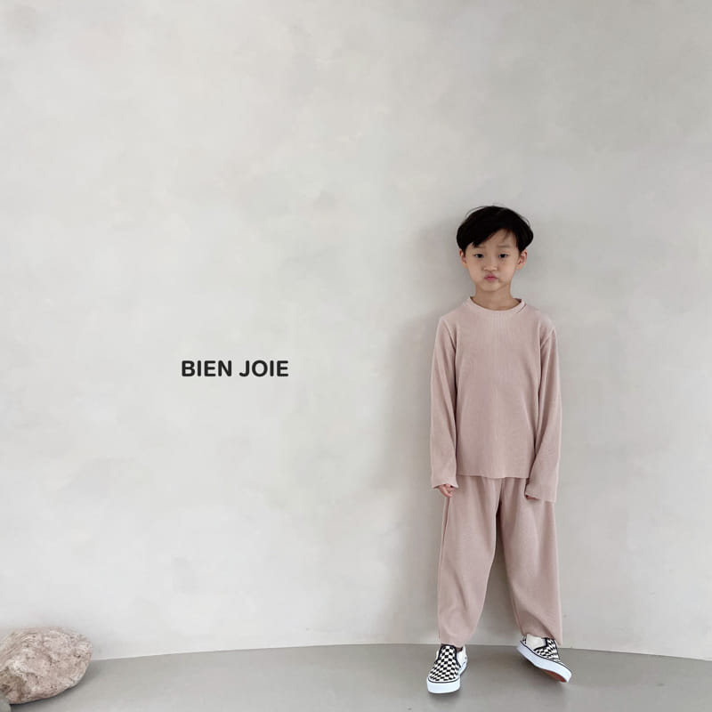 BIEN JOIE - Korean Children Fashion - #Kfashion4kids - Vogue Top Bottom Set - 4