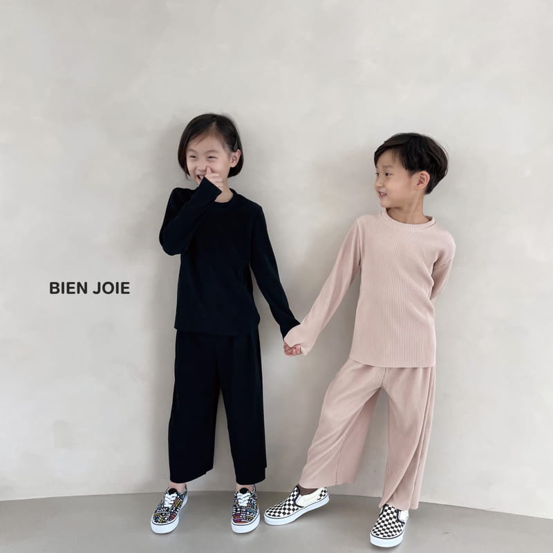 BIEN JOIE - Korean Children Fashion - #Kfashion4kids - Vogue Top Bottom Set - 6