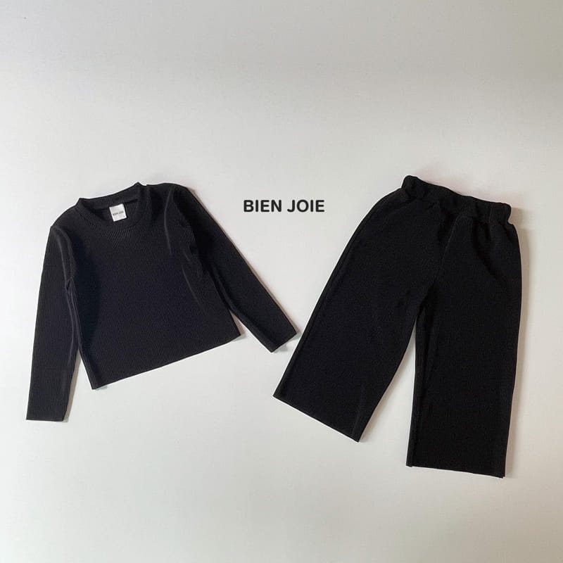 BIEN JOIE - Korean Children Fashion - #Kfashion4kids - Vogue Top Bottom Set - 7