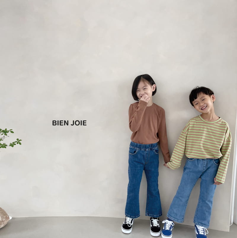 BIEN JOIE - Korean Children Fashion - #Kfashion4kids - Moz Stripes Tee - 11