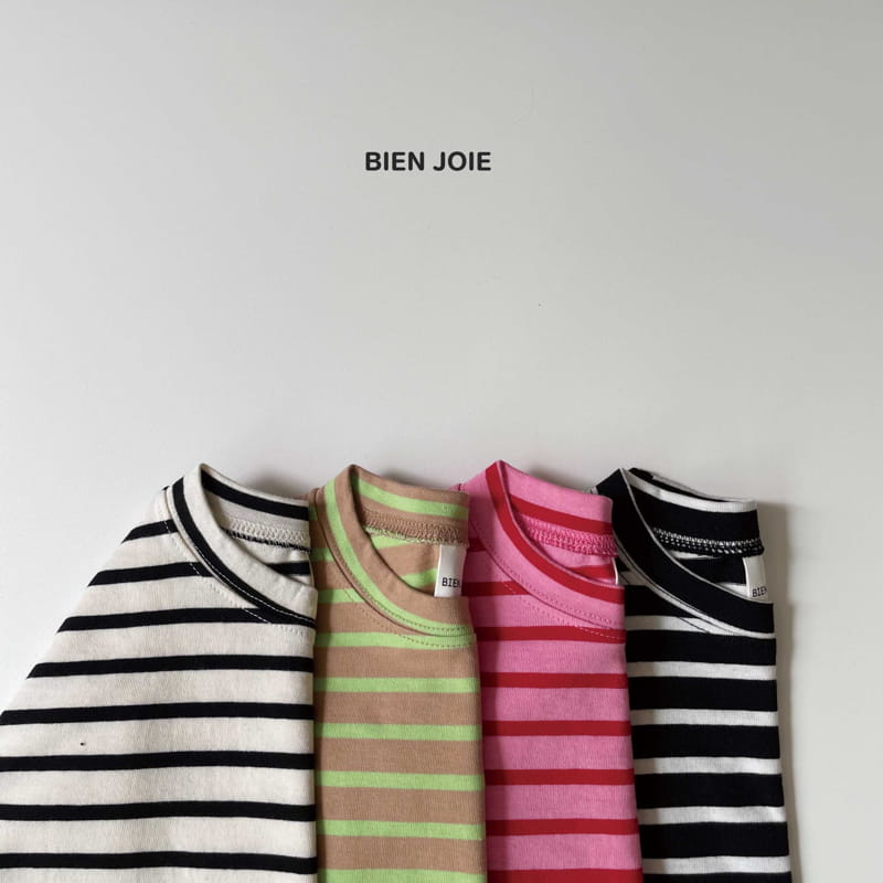 BIEN JOIE - Korean Children Fashion - #Kfashion4kids - Moz Stripes Tee - 4