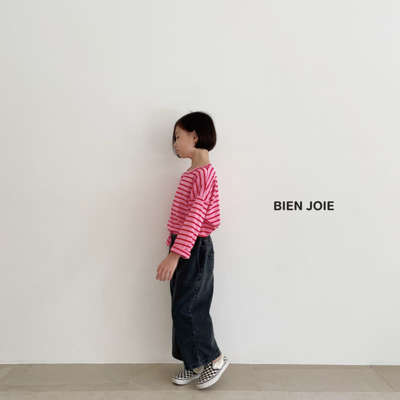 BIEN JOIE - Korean Children Fashion - #Kfashion4kids - Moz Stripes Tee - 6