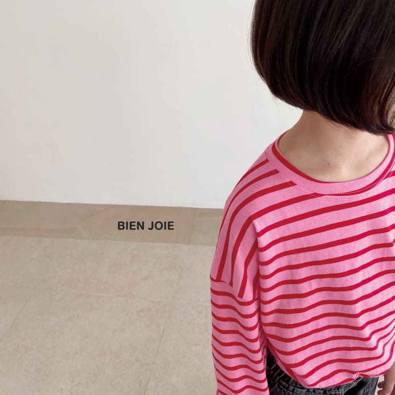 BIEN JOIE - Korean Children Fashion - #Kfashion4kids - Moz Stripes Tee - 7