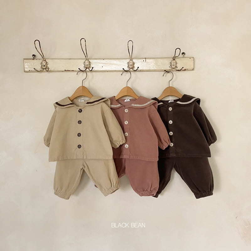 BLACK BEAN - Korean Children Fashion - #Kfashion4kids - Bajen Bebe Top Bottom Set - 2