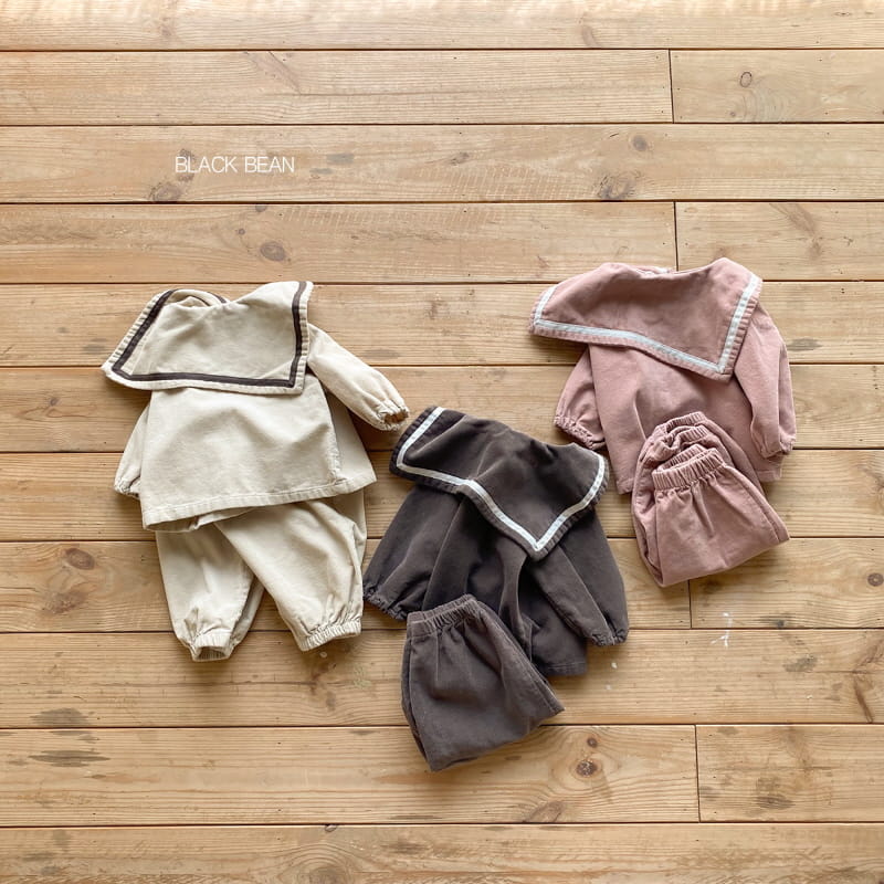 BLACK BEAN - Korean Children Fashion - #Kfashion4kids - Bajen Bebe Top Bottom Set - 6